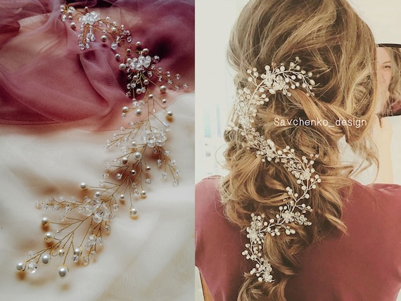 Copricapo Da Sposa In Cristallo. Accessorio Per Capelli Da Sposa. Vite - Foto 12