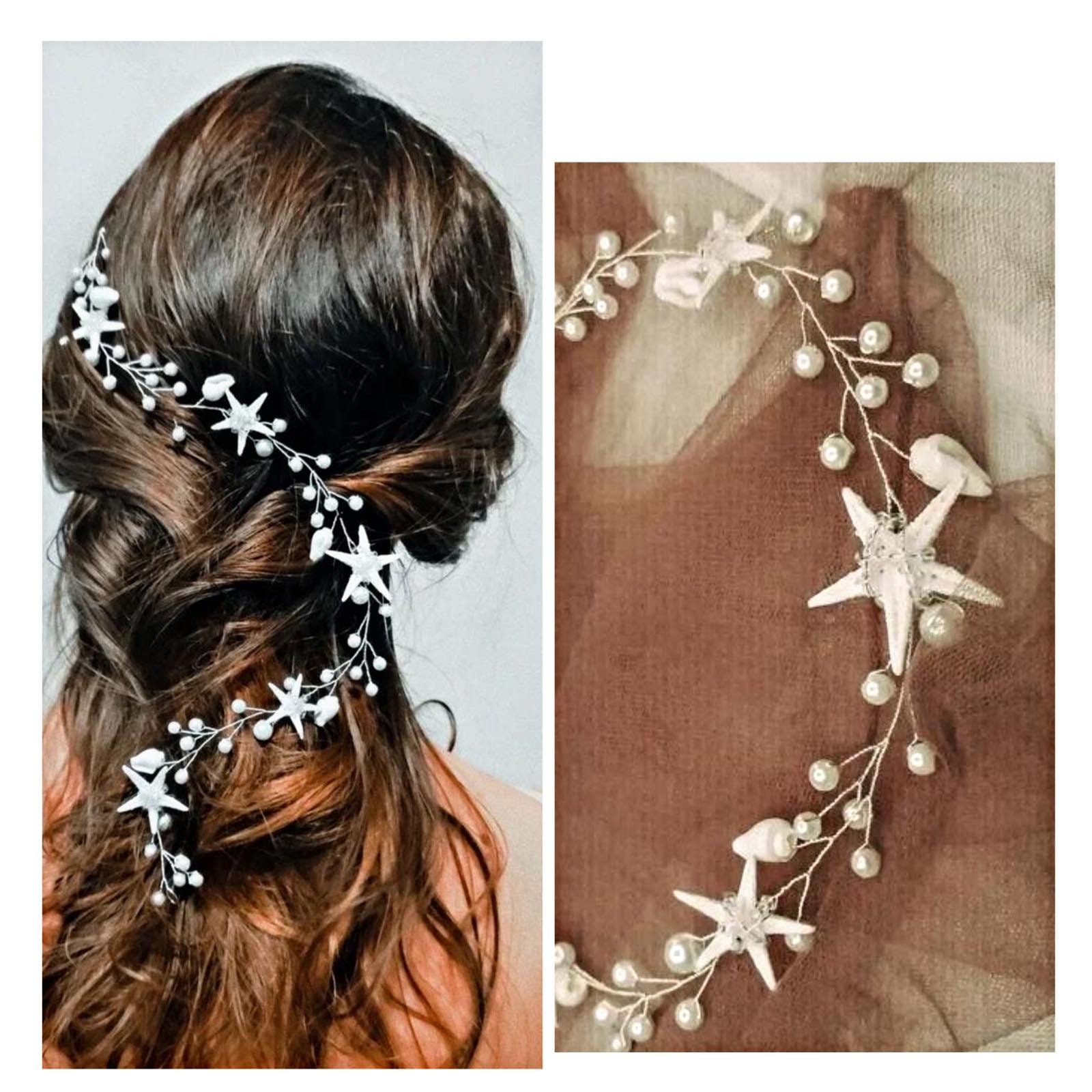 Beach Wedding Hair Accessories Seashell Hair Piece Sea Shell - Etsy Beach Wedding Hair Accessories Seashell Hair Piece Sea Shell - Etsy