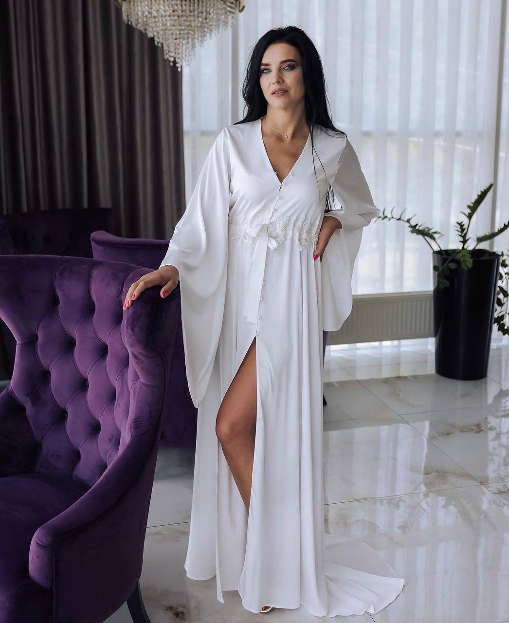 long sleeve floor length wrap dress Odana's | Garnet Red Wrap Maxi Dress main image 1