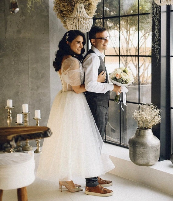 Vestido novia mangas hotsell