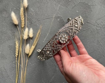 Tiara inspirada en Meghan Markle: corona de princesa de boda con circonitas cúbicas