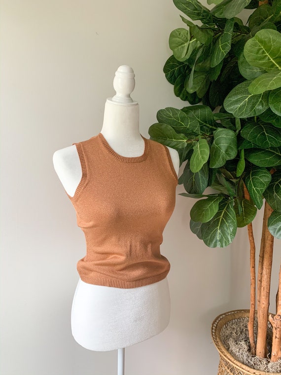 Vintage Y2K Nicole Miller Sparkle Knit Blouse