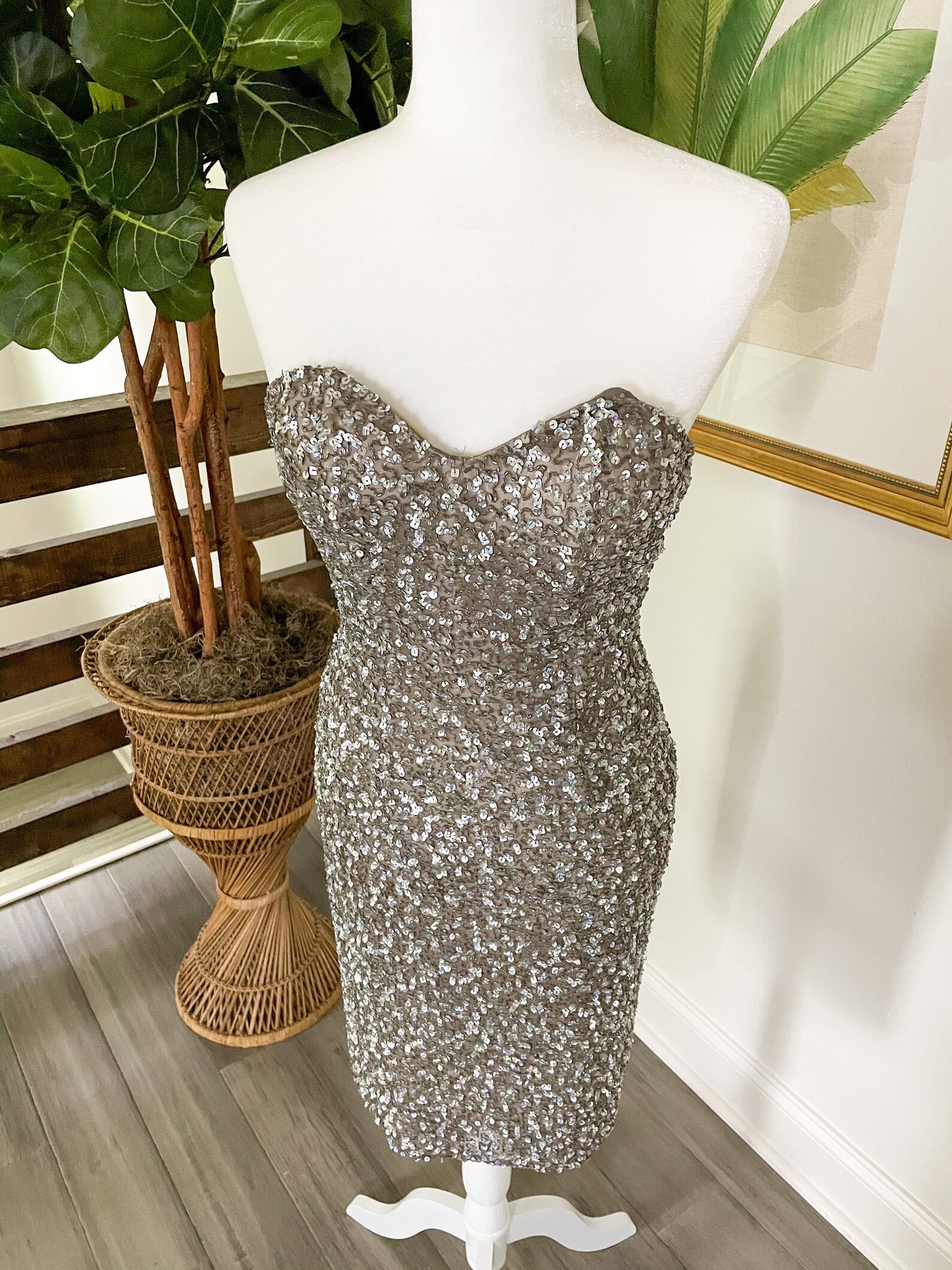 Vintage Y2K SCALA Sequin Cocktail Dress | Etsy