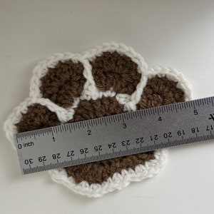 Heavenly Paws, In memory of a beloved pet, paw print, crocheted paw with succulent planter and tray, pet memorial, remembrance gift image 8