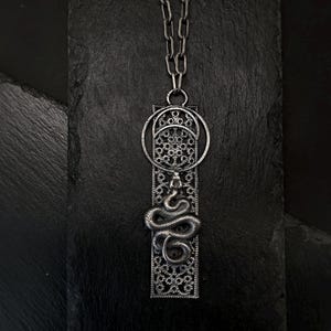 Snake Witchy Gothic Weird Pendant Unique