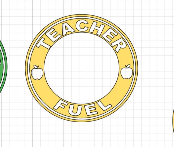 Download Teacher Fuel Starbucks Logo Vinyl Ring Only No Cup Included | Etsy