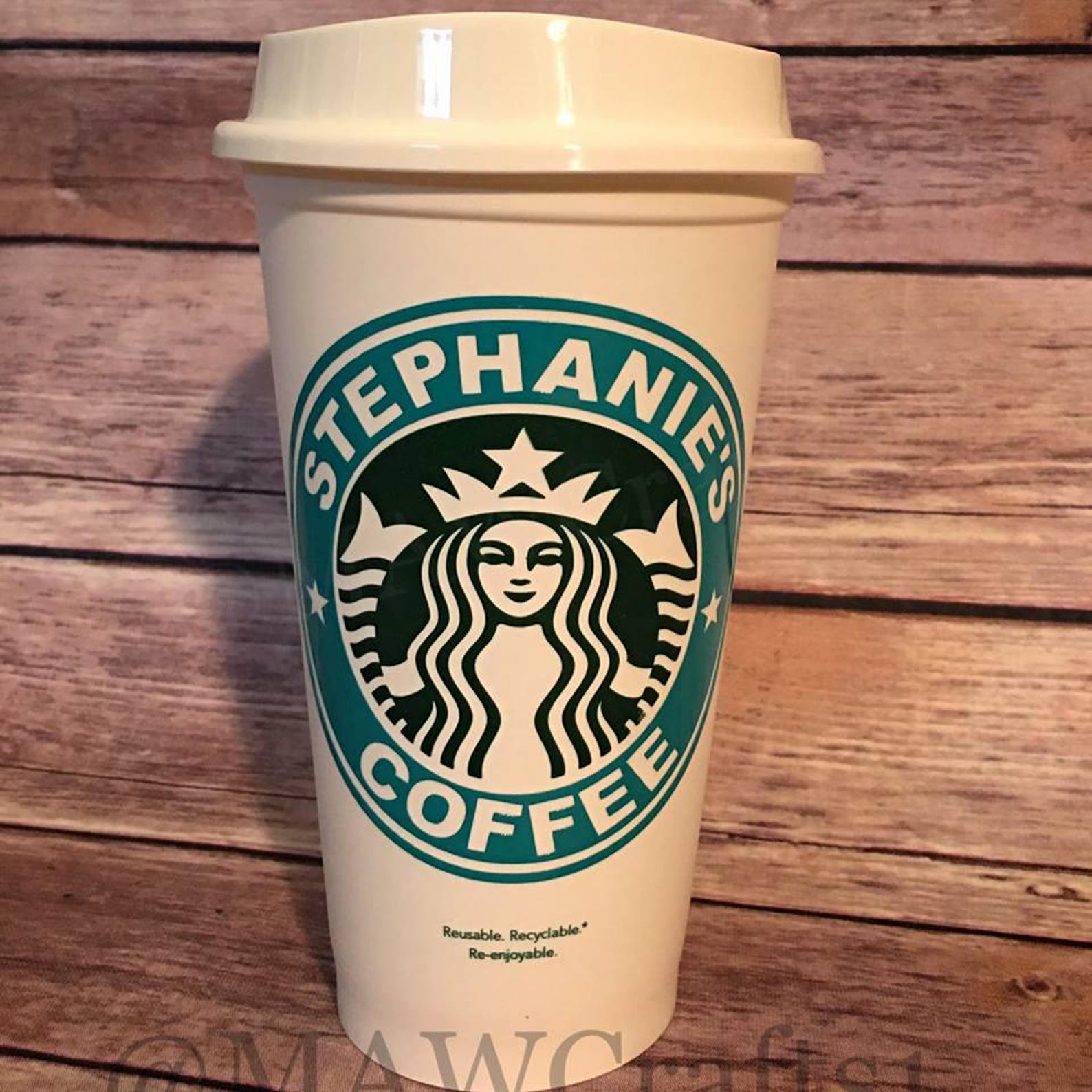 Personalized Starbucks Cup Custom Starbucks Cup Gift 16oz Etsy
