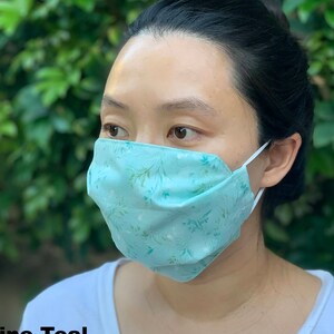 Adult Face Mask - 2 Ply Cotton Fabric Fashionable Cloth Face Mask - Ships from California - Ships Next Day