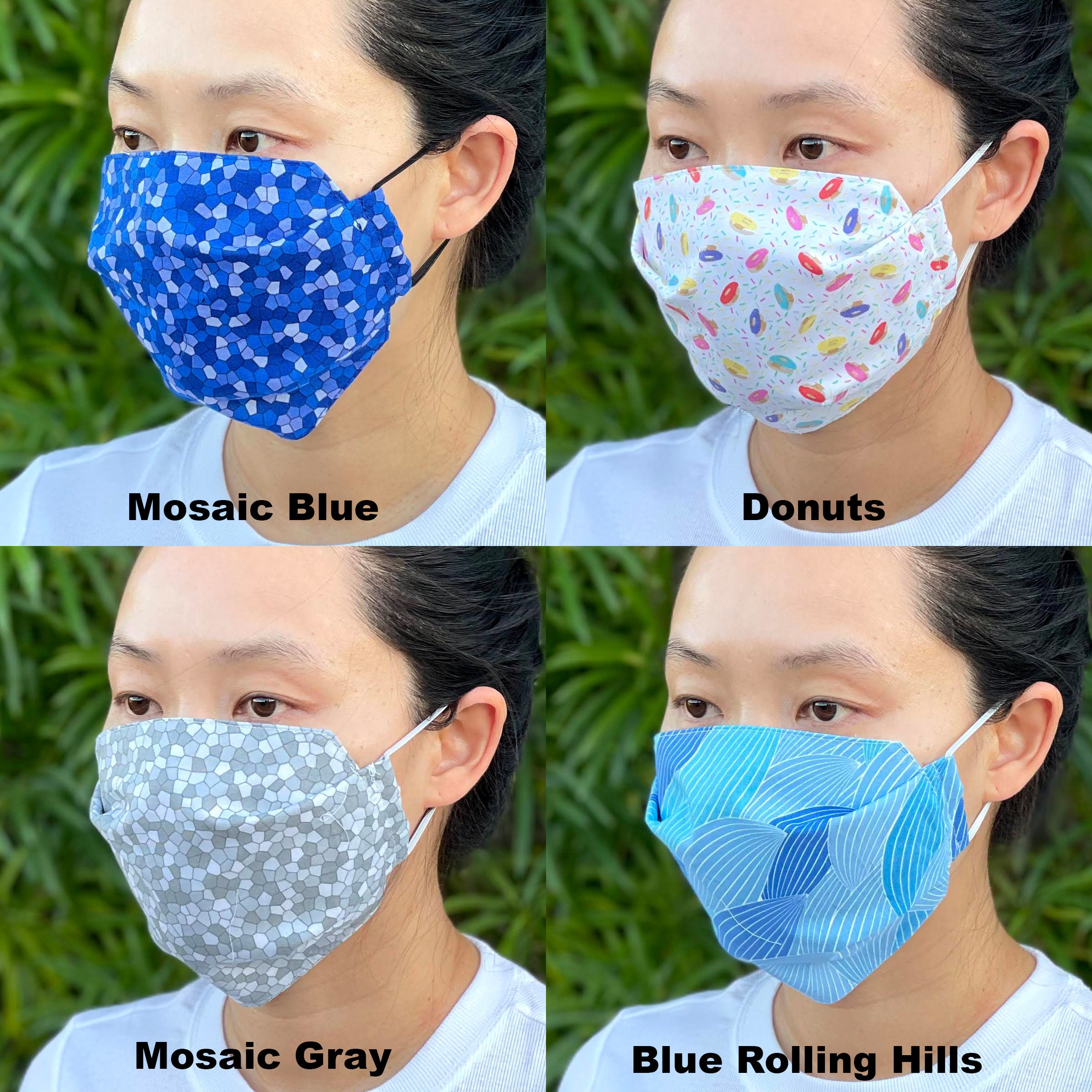 Premium Prints Adult Mask Breathable Cotton Face Mask 100 Etsy