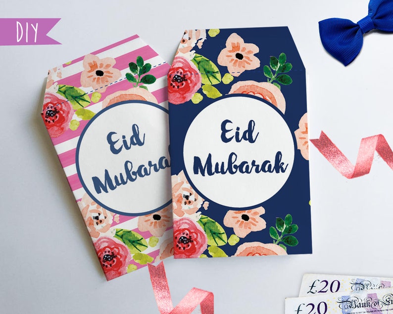 Printable Eid Money Envelopes Money Package Envelope DIY Eid Etsy