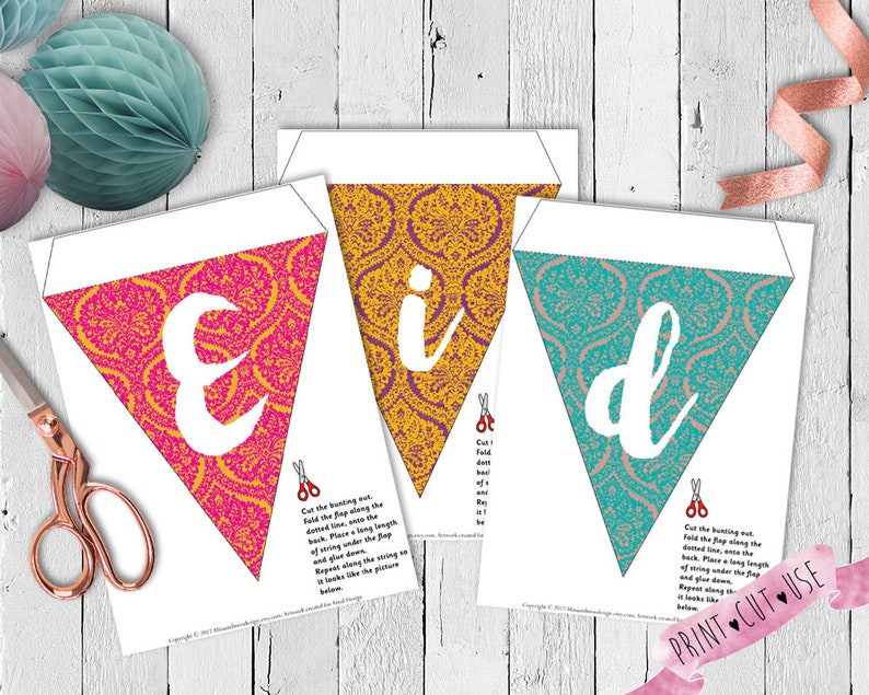DIY Eid Decorations Digital Eid Decorations Printable Eid Etsy UK