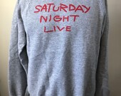 Rare Saturday Night Live Crewneck Sweatshirt L 80 s