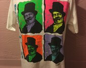 Rare WC Fields Pop Art T-Shirt M 90 39 s Anvil