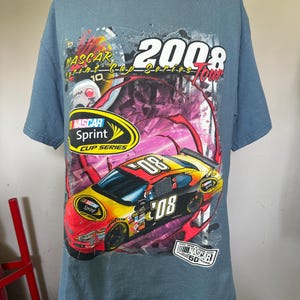 2008 NASCAR Sprint Cup Schedule T-Shirt L