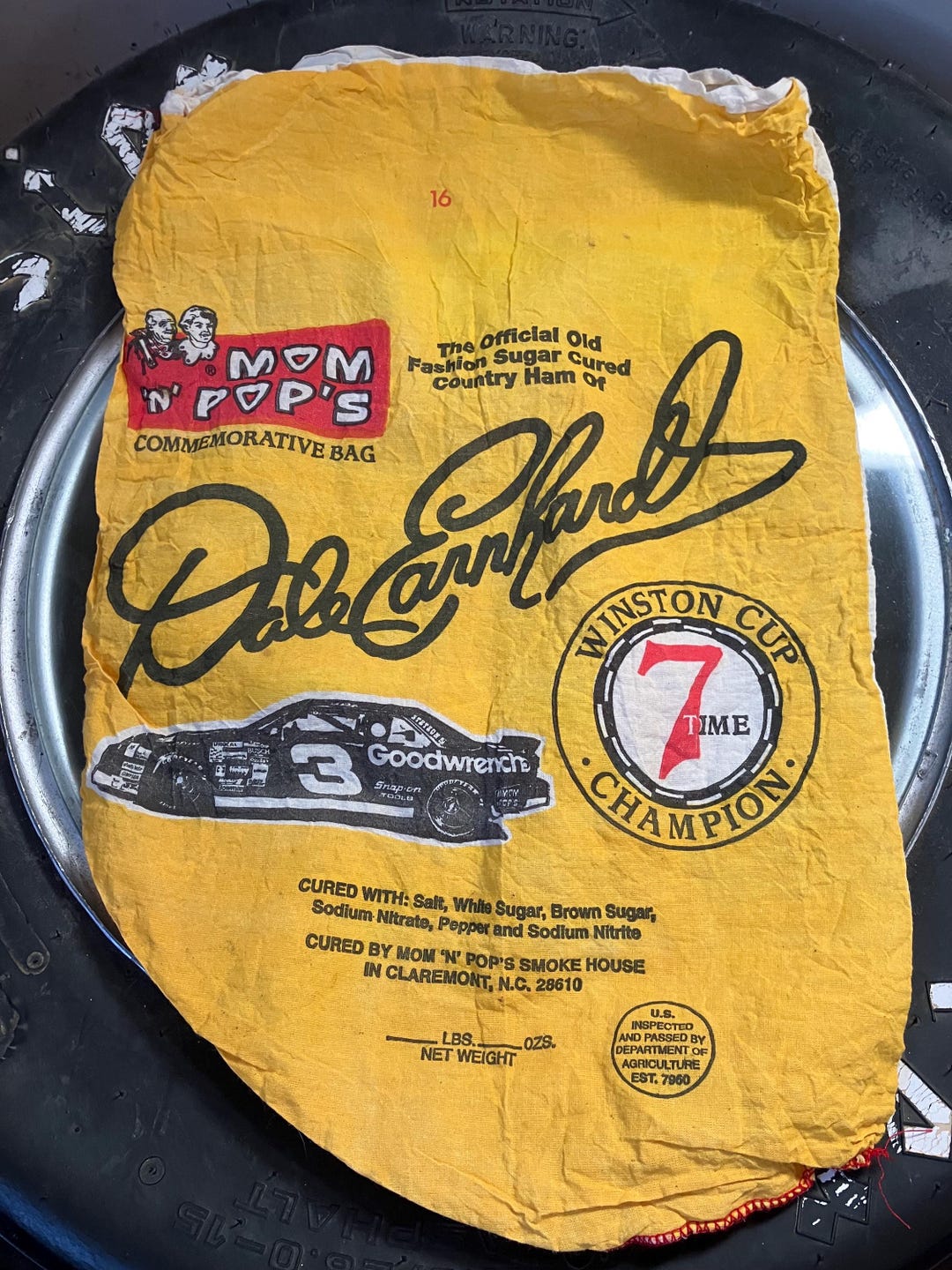 Rare Dale Earnhardt Mom N Pops 7 Time Champion Ham Bag 90’s - Etsy