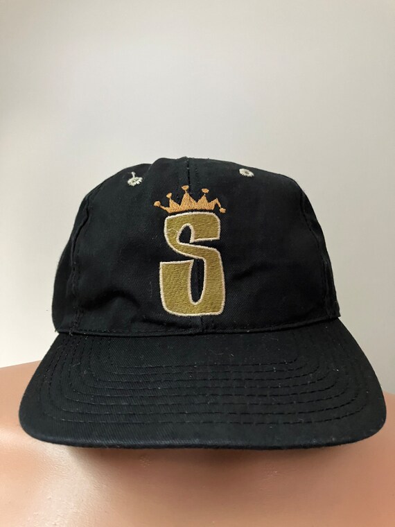 帽子 90's old stussy crown design cap Vintage Stussy S Crown Snapback Hat 90's - Etsy