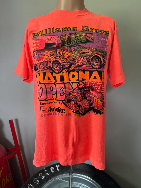 Williams Grove Raceway National Open 1991 T-Shirt L 90’s