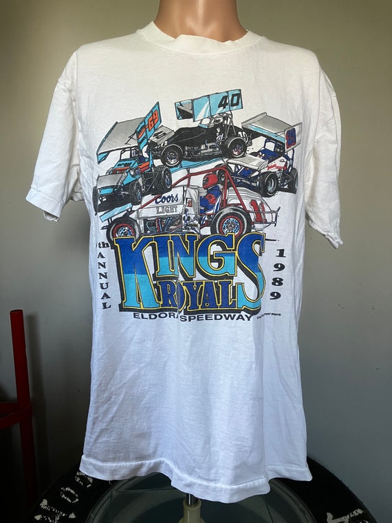 Eldora Speedway 1989 Kings Royal T-Shirt L 80’s