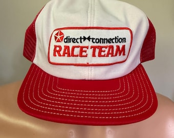 Vintage Mopar Direktverbindung Rasse-Team Mesh Hat 80er Jahre