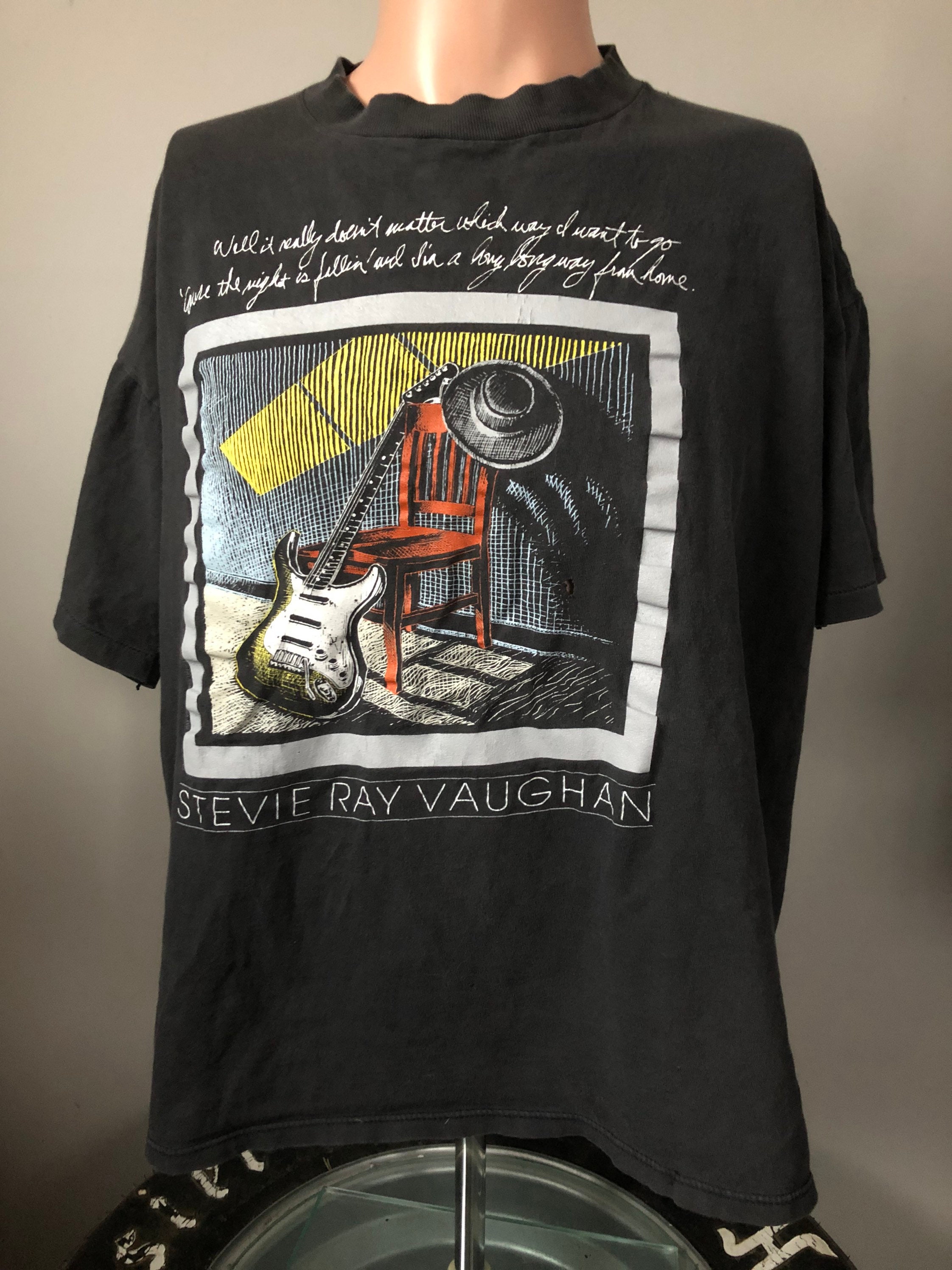 Stevie ray vaughan concert t shirts Clearance