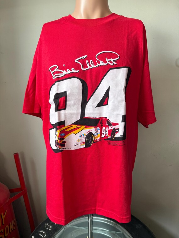 Deadstock Bill Elliott McDonalds Ford T-Shirt XL 90’s
