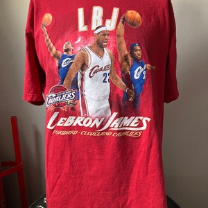 Cleveland Cavaliers Lebron James LBJ Rookie Year T-Shirt XL 2000s