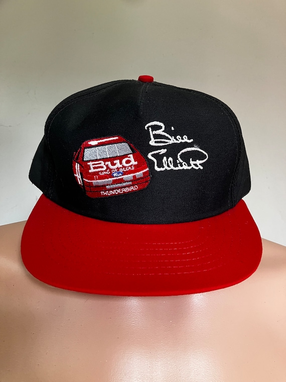 Deadstock Budweiser Bill Elliott Snapback Hat 90’s - image 1
