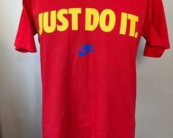 Vintage Nike Just Do It Spellout T-Shirt M 90’s