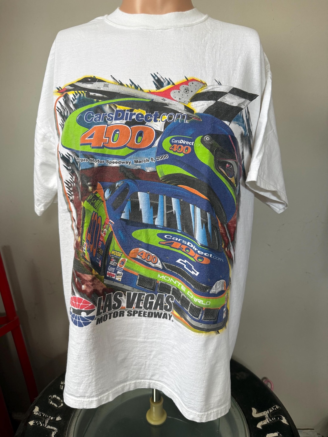 Vintage Las Vegas Carsdirect.com 400 T-shirt L 2000 - Etsy