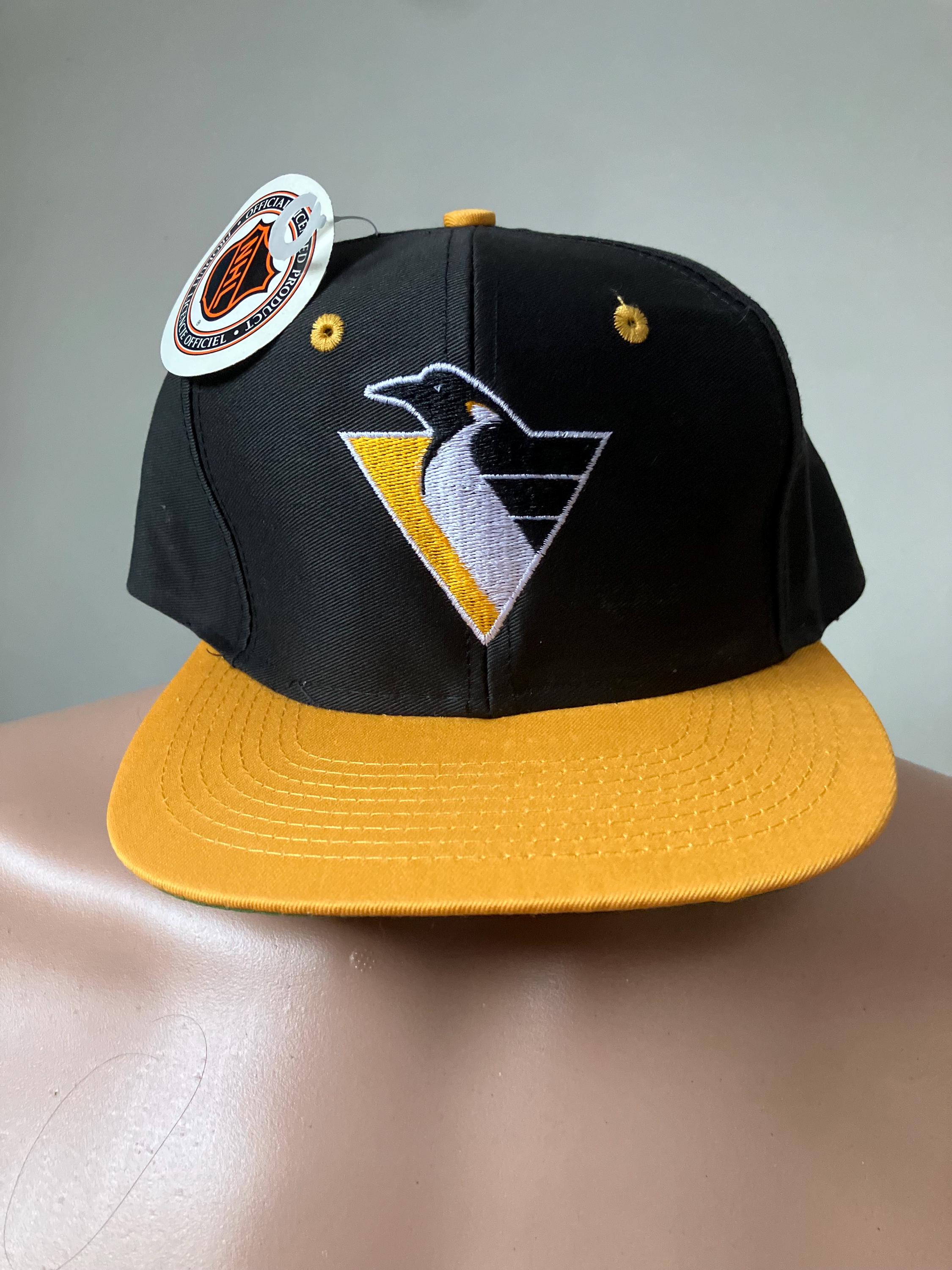 Deadstock Pittsburgh Penguins Logo 7 Snapback Hat 90's - Etsy
