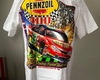 Camiseta Pennzoil 400 de Homestead Miami, talla M, estilo años 90 (2001)