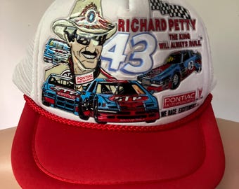Sticker voiture de course Richard Petty #43 STP vintage - France
