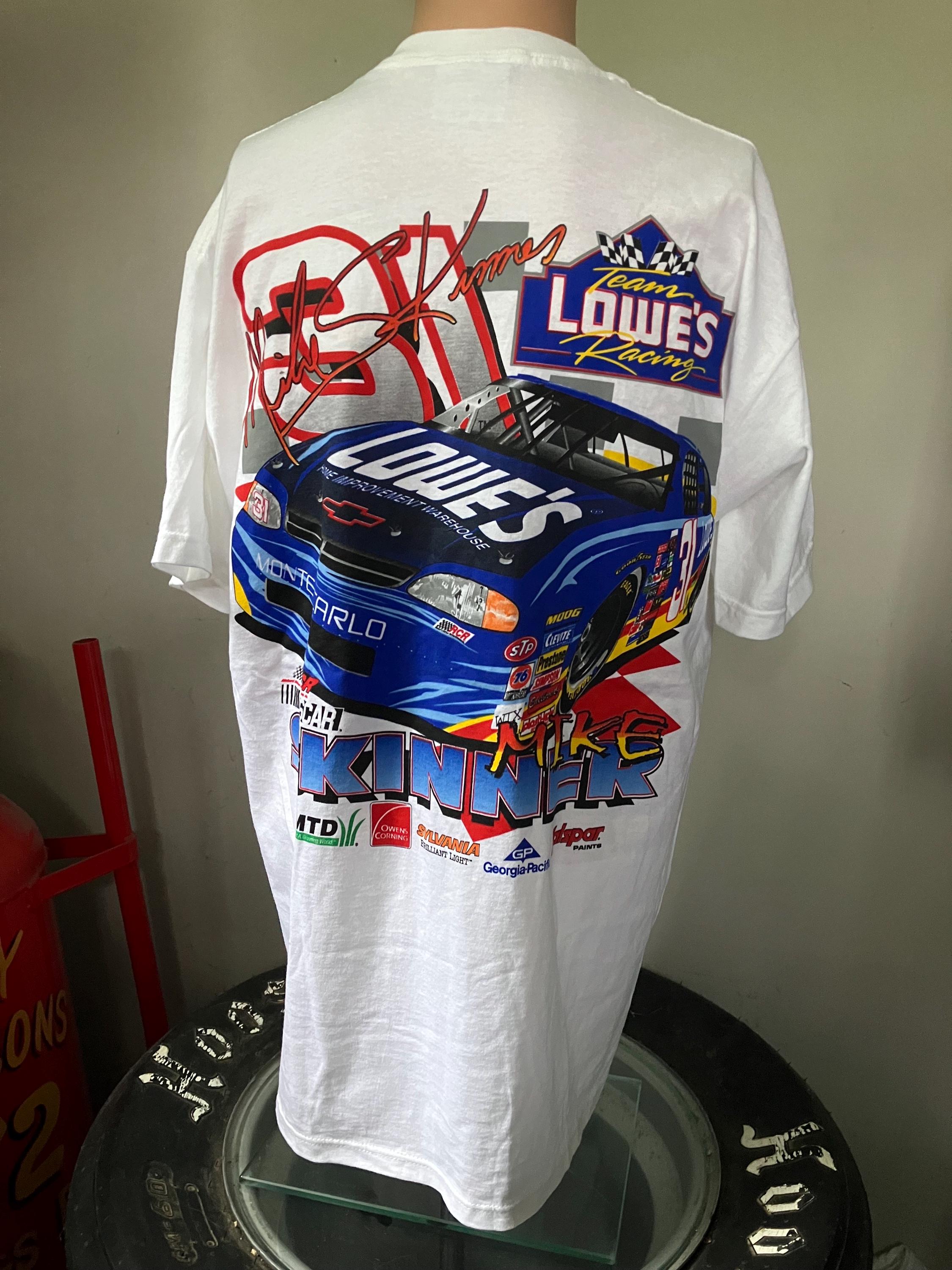 Deadstock Mike Skinner Lowes Racing T-shirt L 2000 - Etsy