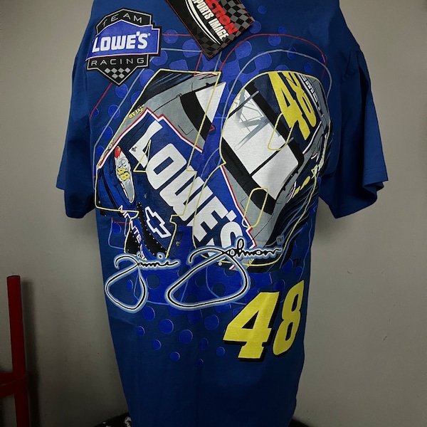 Deadstock Jimmie Johnson Lowes Chevy T-Shirt L 2000s
