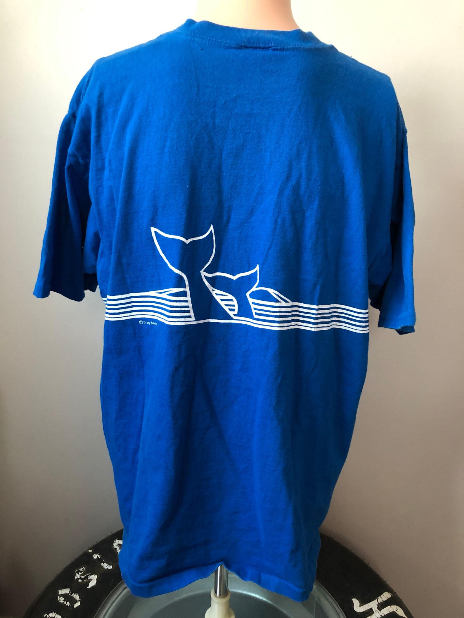 Vintage Crazy Shirts Hawaii Kona Whale Tail TShirt XL 80s Etsy