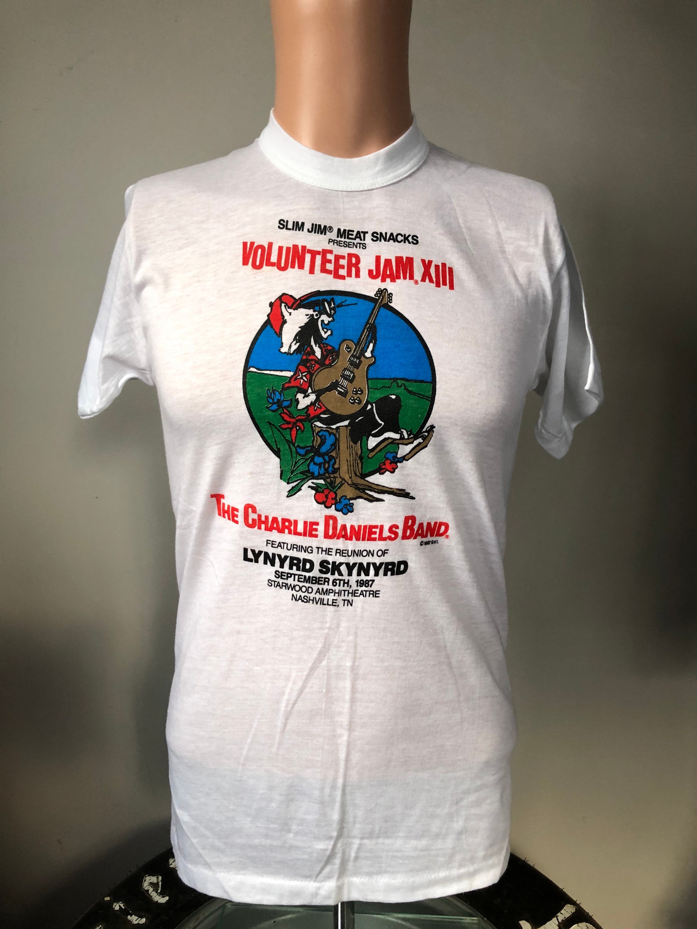 古着 チャーリーダニエルズ バンド カントリーロック ロックTシャツ Deadstock Charlie Daniels Band Volunteer Jam 13 T-shirt M