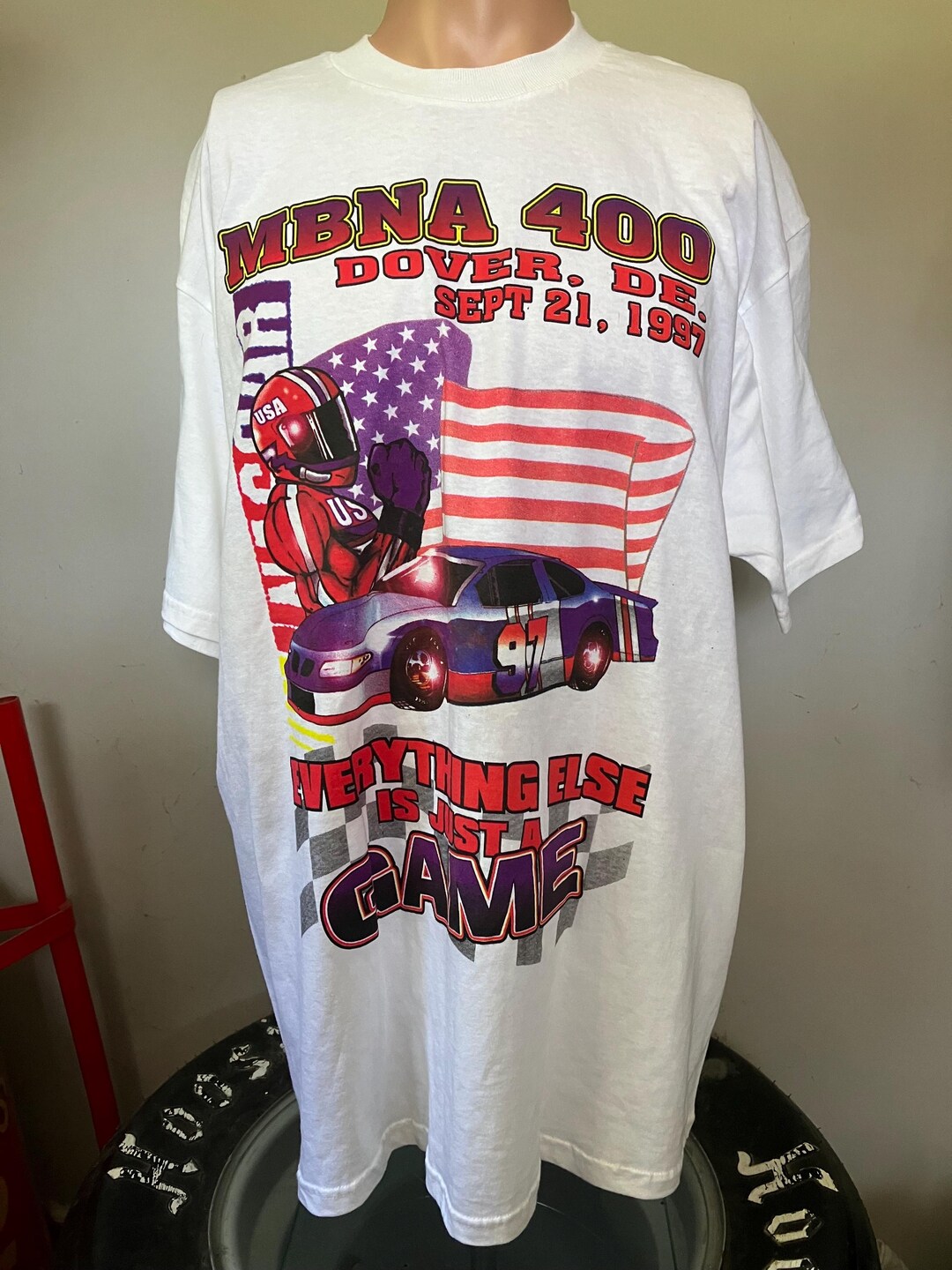 Dover Downs 1997 MBNA 400 T-shirt XL 90’s - Etsy