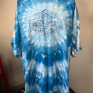 トップス HARLEY DAVIDSON / 90's USA tie dye T Vintage Harley Davidson Lightning T-shirt Biker Motorcycle