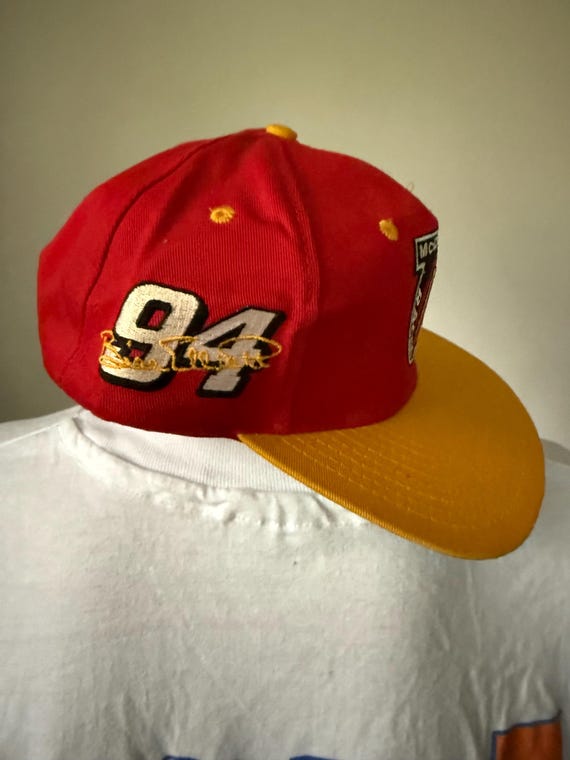 Deadstock Bill Elliott Mcdonalds Ford Snapback Hat 90's View 3