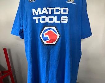 Anton Brown Matco Tools Drivers Suit T-Shirt XL 2000s