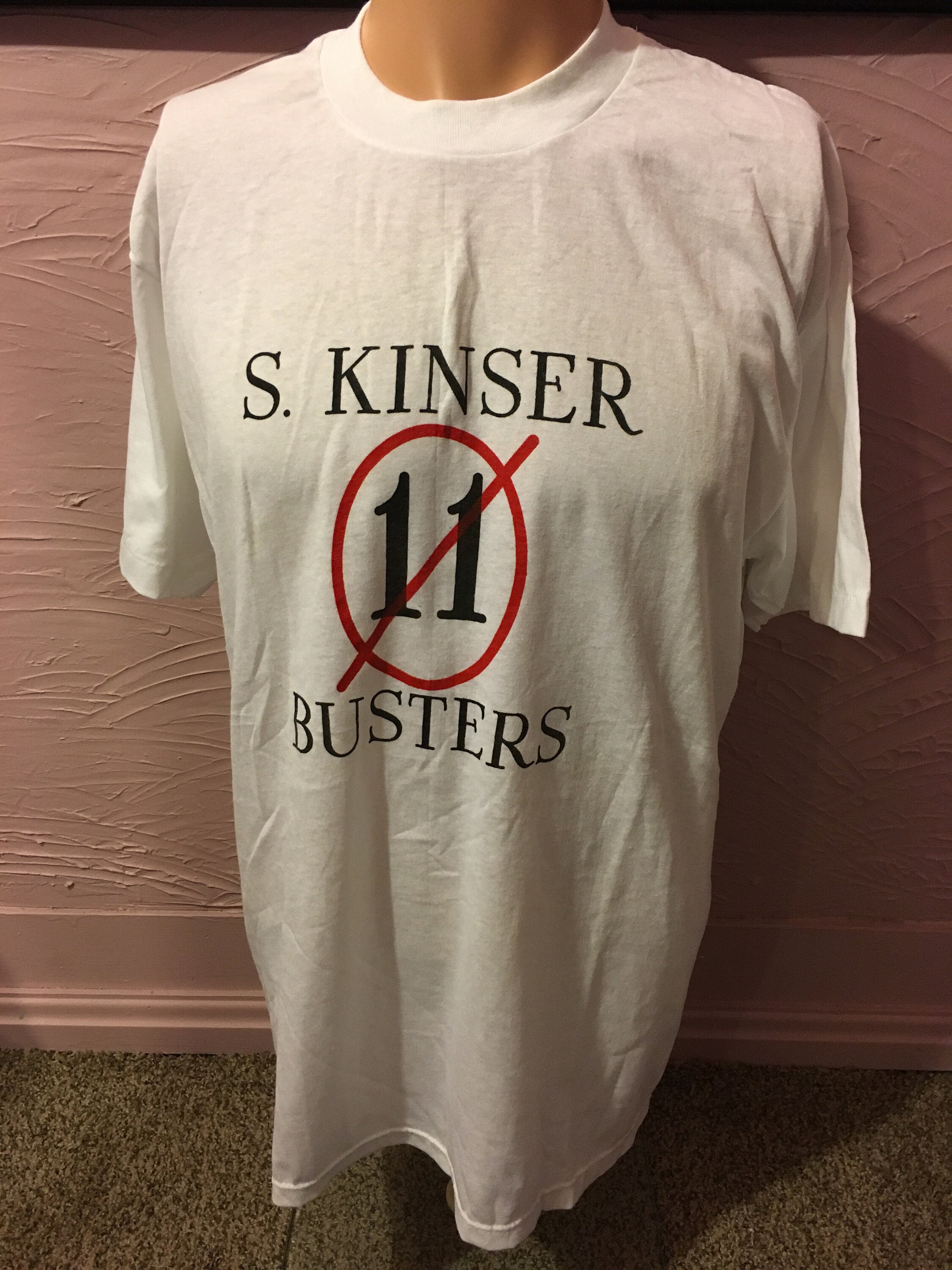 Deadstock Steve Kinser Busters T-shirt L 90's New -