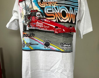 Deadstock Gene Snow Mopar Top Fuel Dragster T-Shirt 90’s