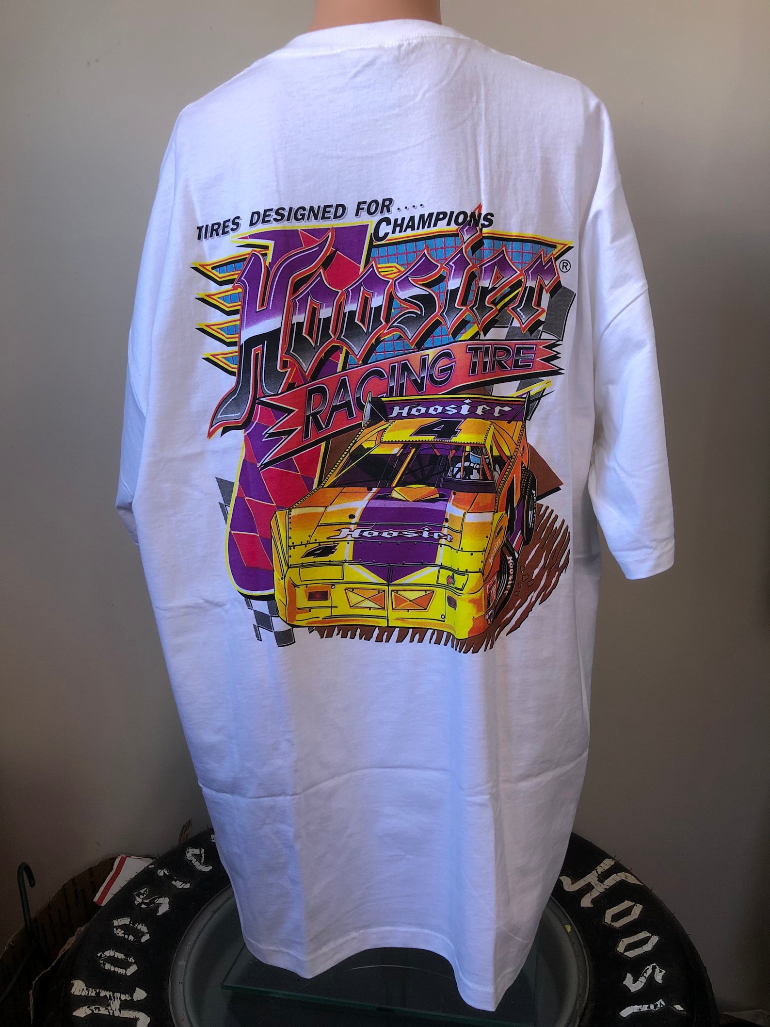 Deadstock Hoosier Racing Tires Late Model TShirt XL 90s Etsy