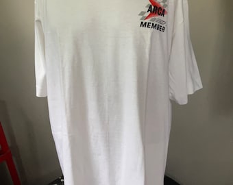 Deadstock T-shirt XL 90 pour membre de l'ARCA Automobile Racing Club of America