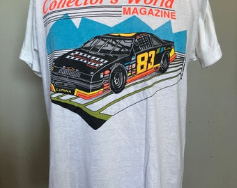 Rare Jeff McClure Collectors World Racing T-Shirt L 90’s