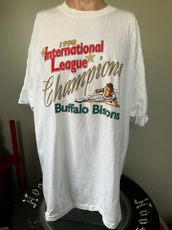 Syracuse Buffalo Bisons Style White Hockey Jersey — BORIZ