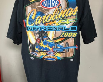 NHRA 2008 Inaugural Carolina Nationals T-Shirt XL 2000s