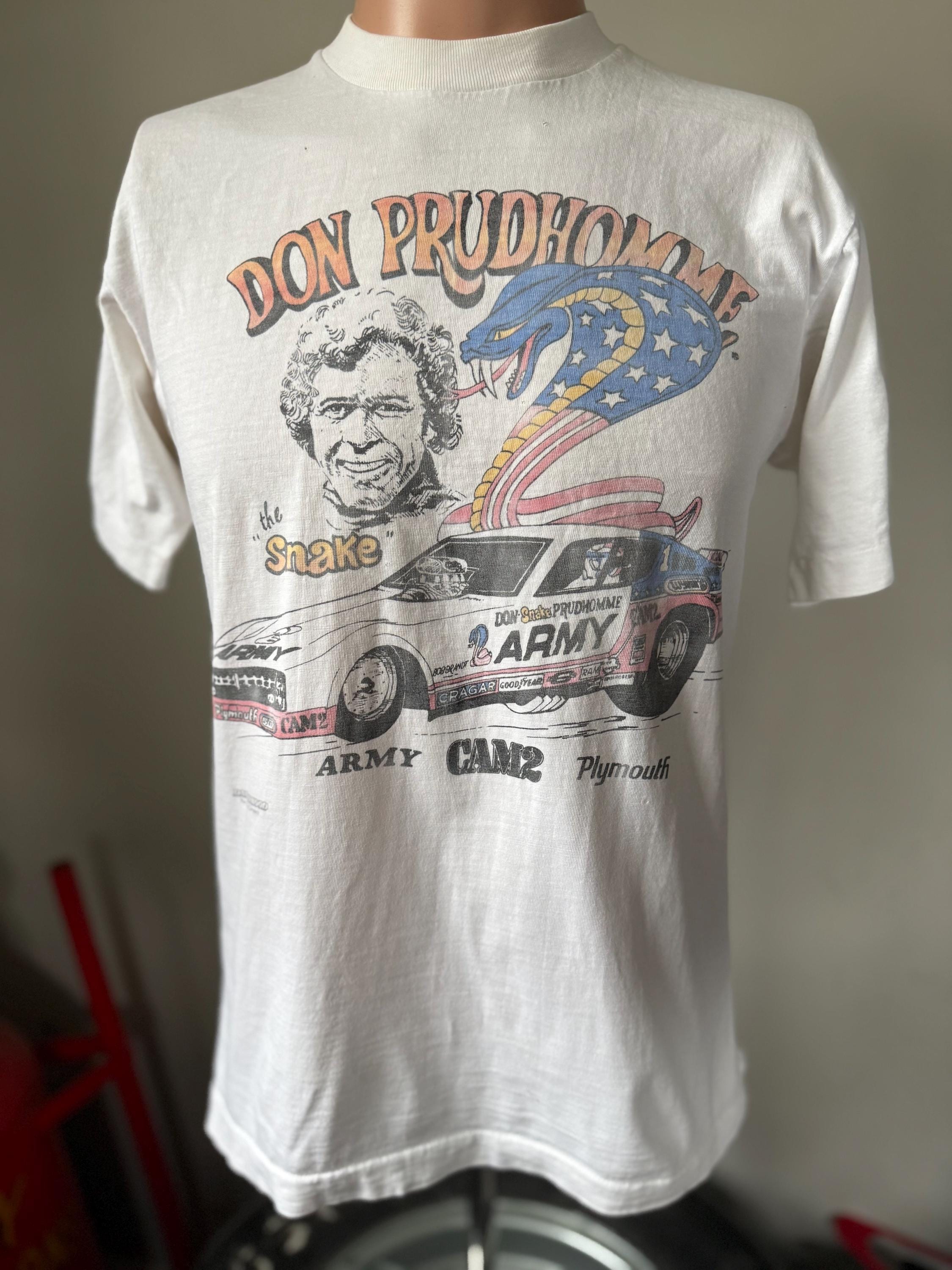 廃盤 帯付き NANCY WHISKEY PARADE FOR JUNKMAN Vintage Don the Snake Prudhomme Army Funny Car T-shirt M 70's - Etsy