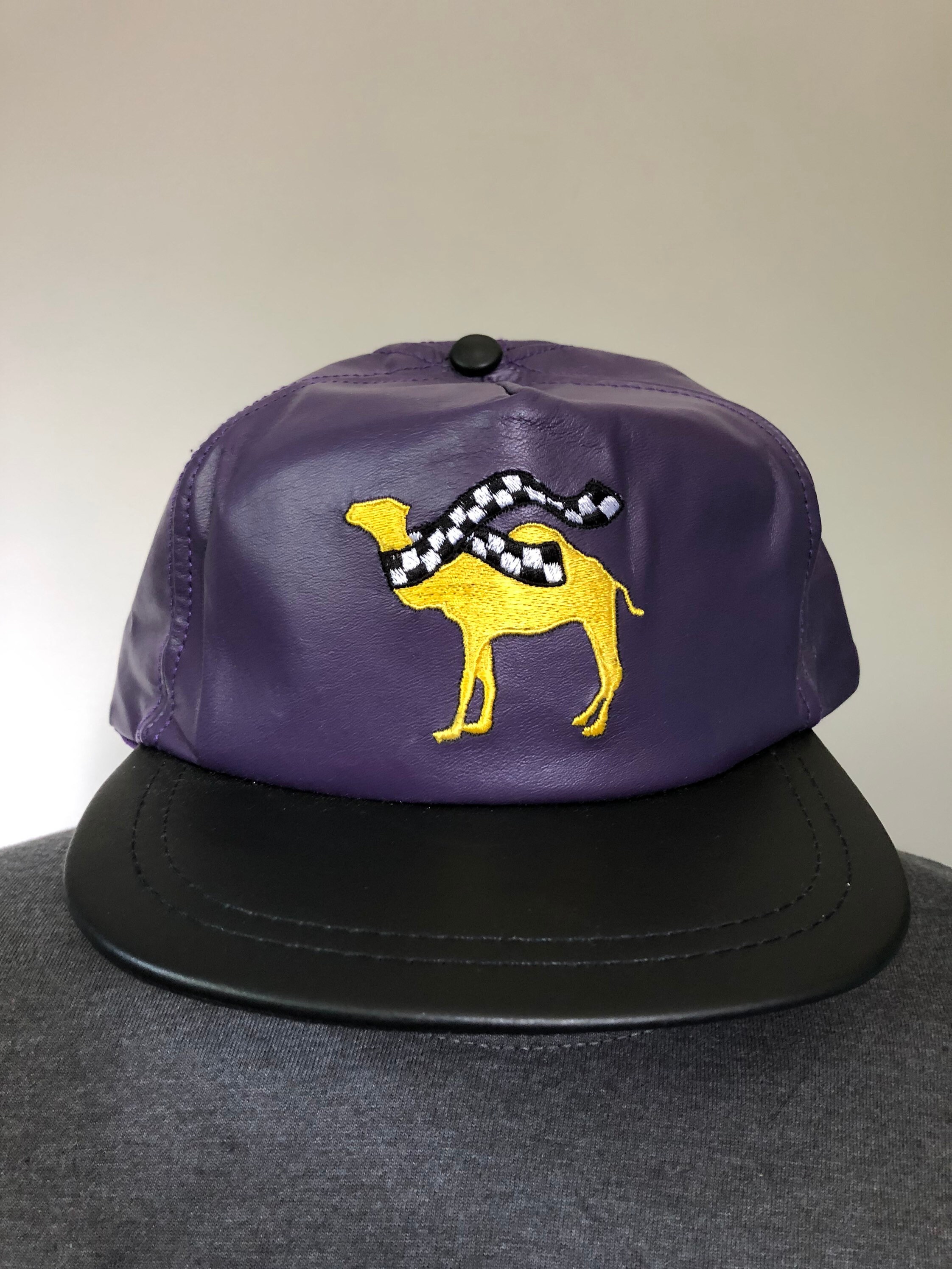 Deadstock Camel Racing Leather 