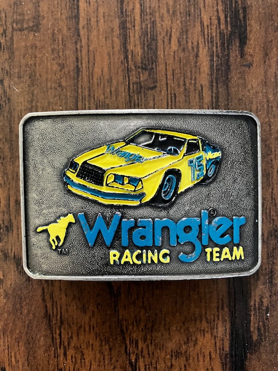 Vintage wrangler belt buckle - Gem